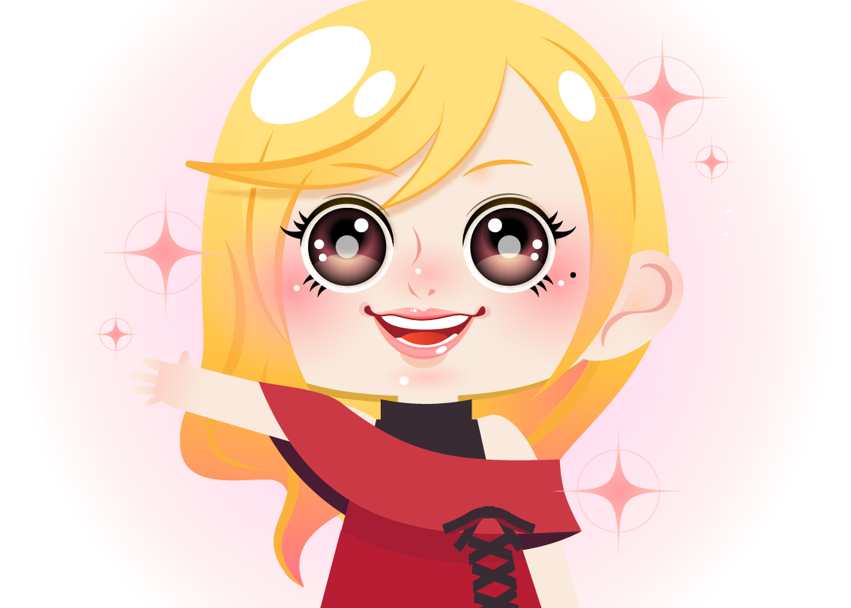 サイトキャラクターの実績デザイン